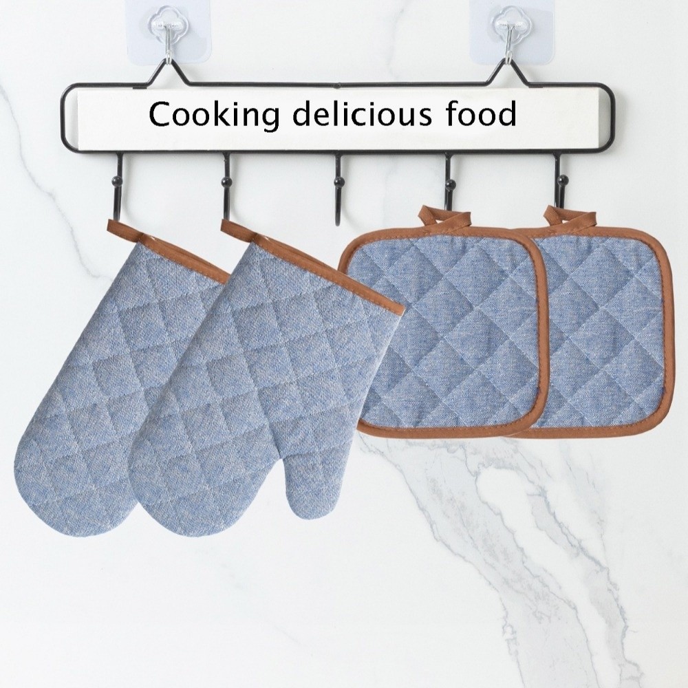 2 pcs Anti Scald Oven Gloves H - đánh giá và giá Heat Resistant Glove