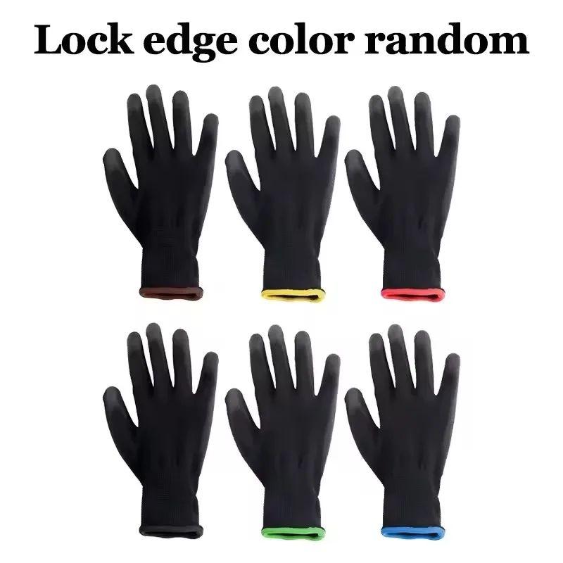 6/12/18PCS Black PU Coating Gl - đánh giá và giá Nitrile Mechanic Glove